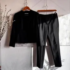 【Theory luxe】 セオリーリュクスノーカラー セットアップ 美品　紺