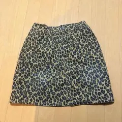レオパード柄 タイトスカート Mサイズ