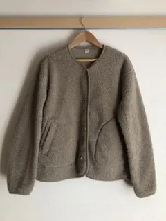 ユニクロ⭐︎フリースノーカラージャケット