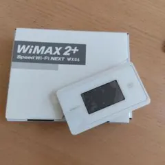 WiMAX 2+ モバイルルーター WX06 ホワイト