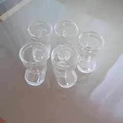 クリスマス　サンタクロース　ブーツ　ガラス　グラス　入れ物