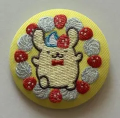 산리오 폼폼푸린 刺繍缶バッジ