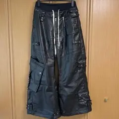 【新品】COZY WORLDWIDE コジーワールドワイドレザーカーゴパンツ S