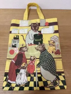 ハロッズ★トートバッグ ねずみ ビニール