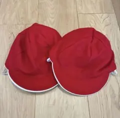 DAISO 紅白帽子 ユニセックス 59cmのサムネイル