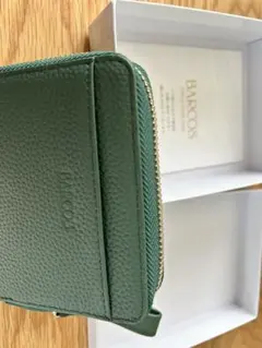 BARCOS グリーンレザー財布