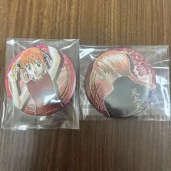 大銀魂展 缶バッジ 神威 神楽 3年Z組 銀八先生