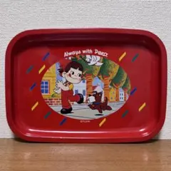 不二家 ペコちゃん Always with Peko トレイ ブリキ 昭和レトロのサムネイル