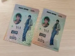FRUITS ZIPPER GLOBAL WORK トレカ YUI 2枚のサムネイル