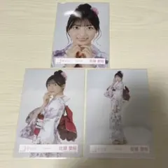 櫻坂46 生写真 2025年浴衣 佐藤愛桜 セミコンプ