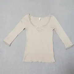 美品◆balcony and bed カットワークレース カットソー トップス