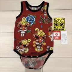 【未使用】HYSTERICMINI TATTOO総柄 ロンパース ヒスミニ