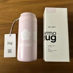 【新品】マリークワントthermo mug サーモマグ 0.36L ピンク　水筒のサムネイル