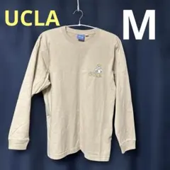 【新品・未使用】UCLA カレッジロゴ バックプリント ロンT ベージュ Mのサムネイル