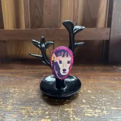 tukioハンドメイド／犬プリントブローチ刺繍プラス