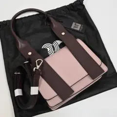 未使用品 ローラディマッジオ 2WAY ミニショルダーバッグ レザー ピングのサムネイル
