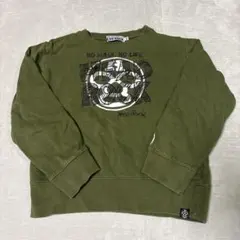 headRock オリーブグリーン トレーナー 100cm