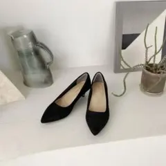 跳べるパンプス メタリックライン ヒール39