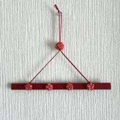 -R④f 吊るし飾り輪っか　水平タイプ　吊るし飾りパーツ　ちりめん細工