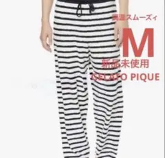 新品　ジェラピケ　ロングパンツ　調温スムーズィーボーダーロングパンツ　M