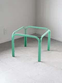 ポストモダン コーヒー ローテーブル ガラストップ 昭和レトロ モダン