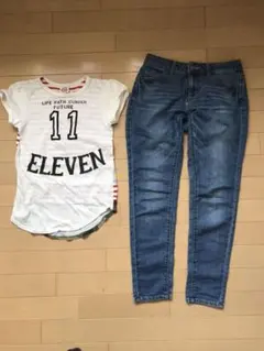 JUNK STORE 半袖 デニムパンツ セット 送料無料 ジャンクストアその他