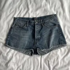 AZUL by moussy デニム ショートパンツ ボタンフライ y2k