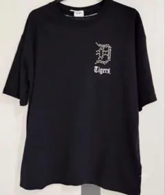 【新品】デトロイト・タイガースMLB Tigers ストーン装飾 ブラック M