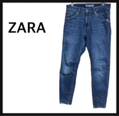 ZARA ザラ レディース ダメージ ジーンズ ストレッチ 動きやすい　生地