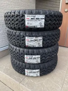 ヨコハマ ジオランダー KT 145/80R12 80/78N ゴツゴツタイヤのサムネイル