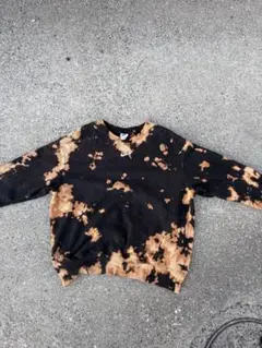 NIKE スウェット ブリーチ リメイク センターロゴ