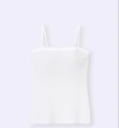 GU ブラフィールリブチューブトップ　ホワイト