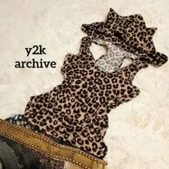 ねがいちゃん様 専用 豹柄 フード 耳付き トップス レオパード 平成ギャル