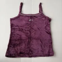 Old Stussy レディースベロアキャミソール Sサイズのサムネイル