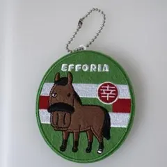 EFFORIA・エフフォーリア・競走馬・幸・刺繍バッヂ・チャーム・キーホルダー