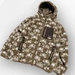 graniph IKAKU グラニフ イカク ジャカードボアジップパーカー L