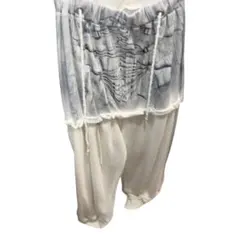 theredthread ribbon smocking sweat pants - メルカリ