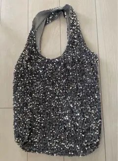 ⌘シルバー スパンコール⌘トートバッグ