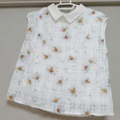 12）花柄ブラウス／alicia PAGEBOY