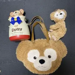 ダッフィー 3wayバッグ＋ポシェット＋ポップコーンバケット 3点セット