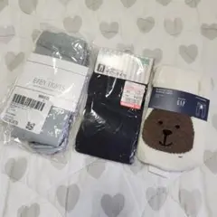 ベビータイツ3個セットbabyGAPギャップBREEZEブリーズクマくま