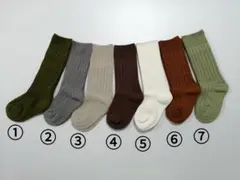 柔らかいコットン無地ベビーハイソックス子供新生児ソックス靴下くつした