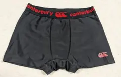 canterbury ラグビー ベースレイヤー ショーツ　スパッツ XL　黒×赤