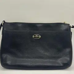美品✨ Coach コーチ グレインレザー クロスボディバッグ ブラック
