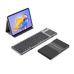 新品 EWIN 折りたたみ キーボード タッチパッド ワイヤレス