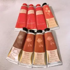so☆未使用☆ ロクシタン ハンドクリーム 8点セット ローズ等 30ml×8