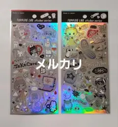 セリア シール TOPPING LAB トッピングラボ ネオギークガール