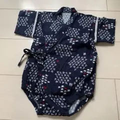 ベビーロンパース　甚平　男の子