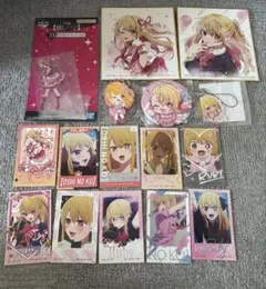 推しの子　ルビー　アクリルスタンド　ミニ色紙　一番くじ　缶バッジ　グッズ　セット