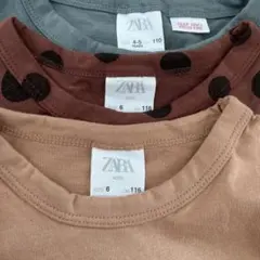 ZARA 長袖カットソー 4-5Y, 6
